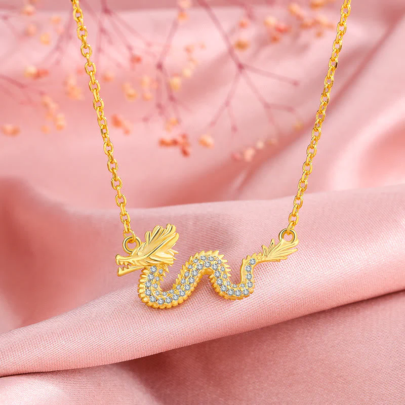 925 Sterling Silver Dragon Necklace for Luck & Protection - Image 8