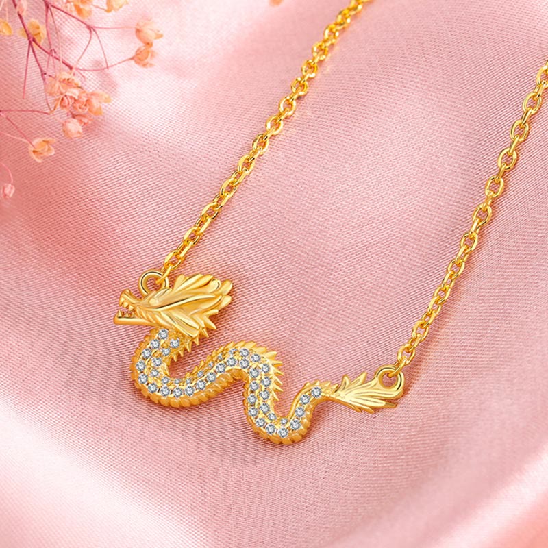 925 Sterling Silver Dragon Necklace for Luck & Protection - Image 9