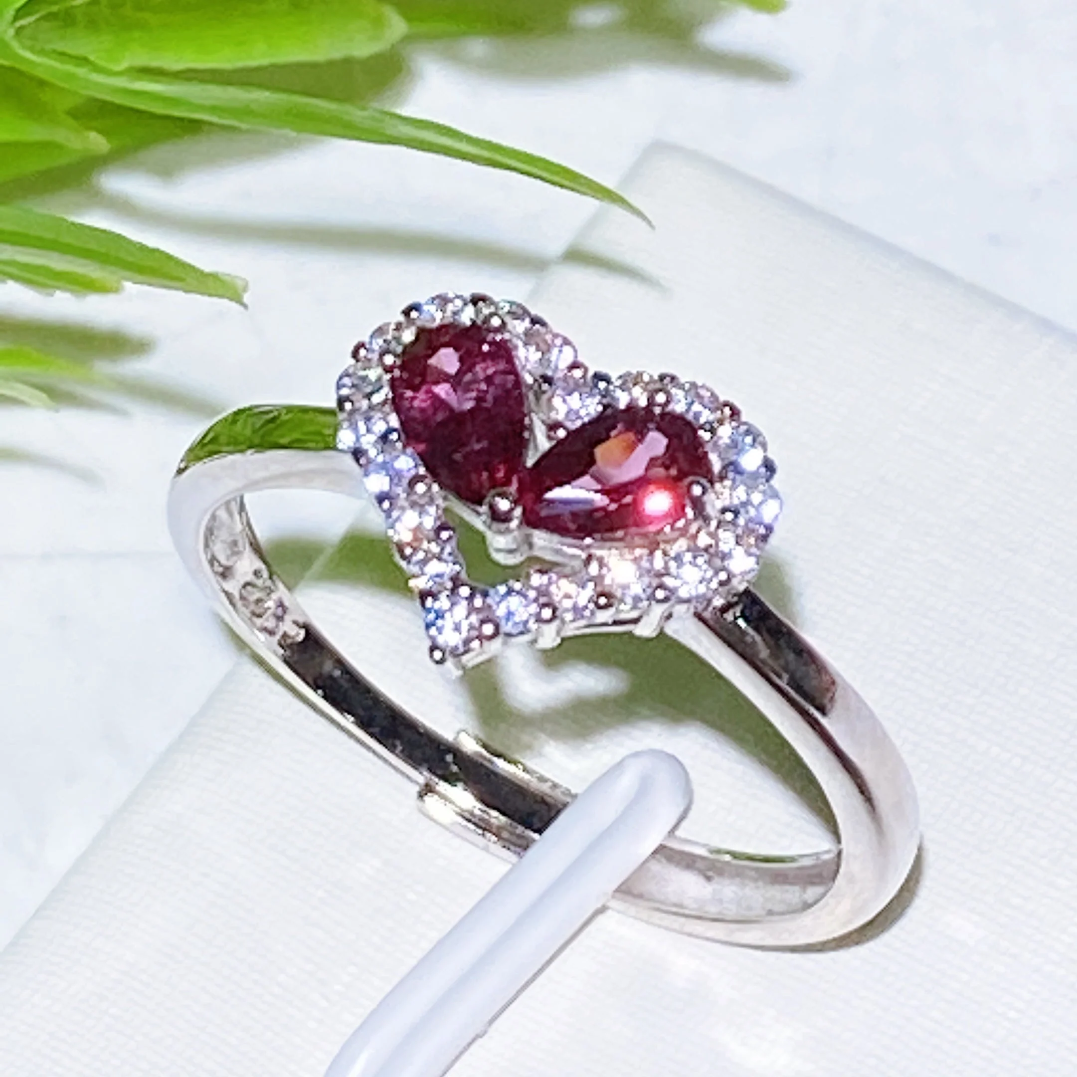 Sterling Silver Garnet Ring | Handcrafted Healing Jewelry - Image 5