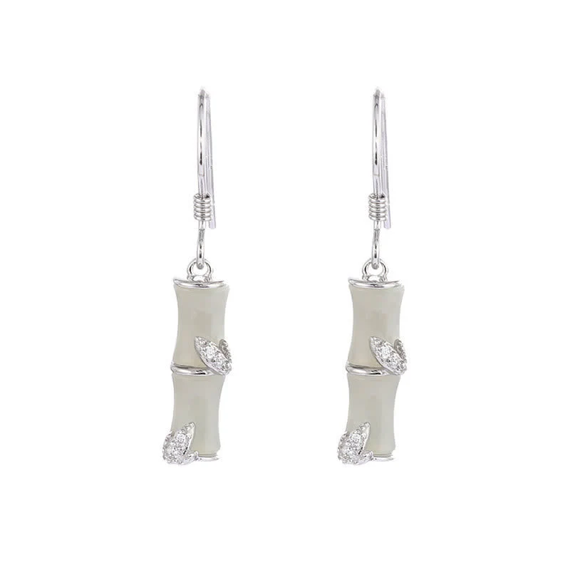 925 Sterling Silver Jade Earrings for Prosperity and Protection - Image 7