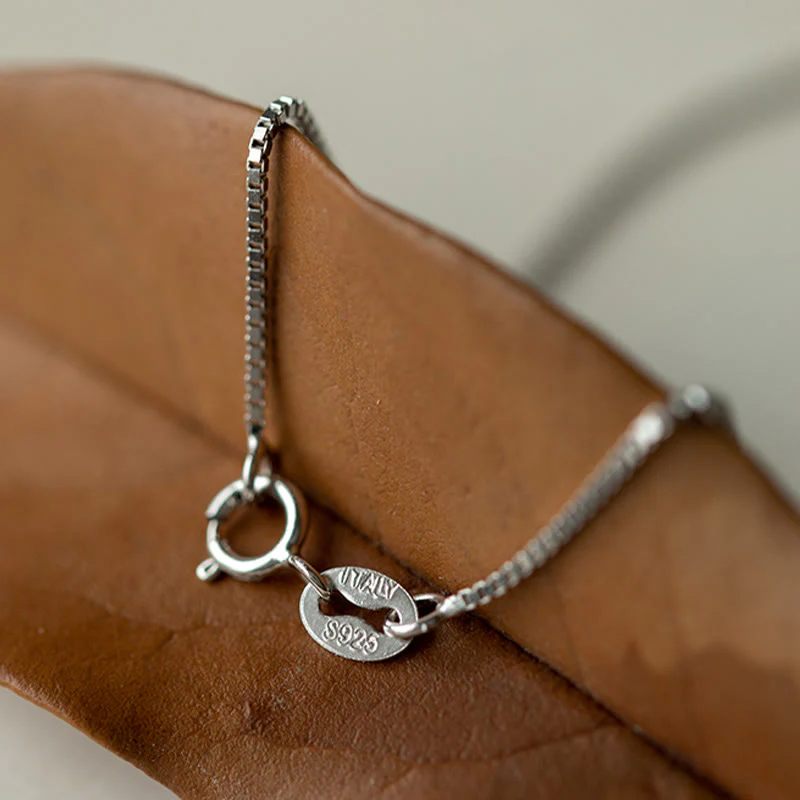 999 Sterling Silver Spiritual Necklace with Peace Joy Fu Charm - Image 4