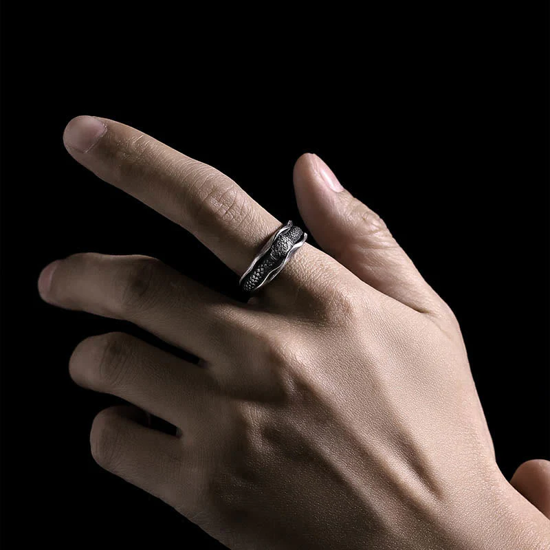 999 Sterling Silver Snake Protection Ring for Wisdom & Resilience - Image 6