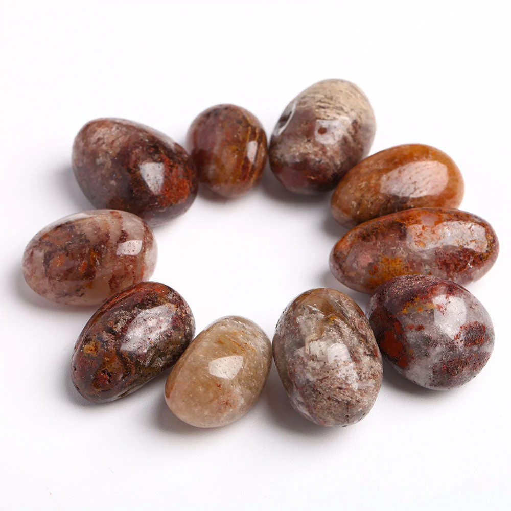 0.5kg Thousand Layer Quartz Crystal Tumbled Stones 2-3cm - Image 2