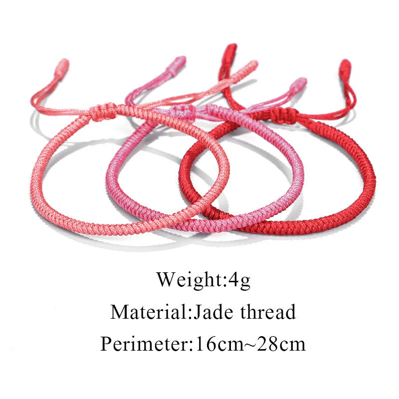 3Pcs Tibetan King Kong Knot Red String Protection Bracelet - Image 14
