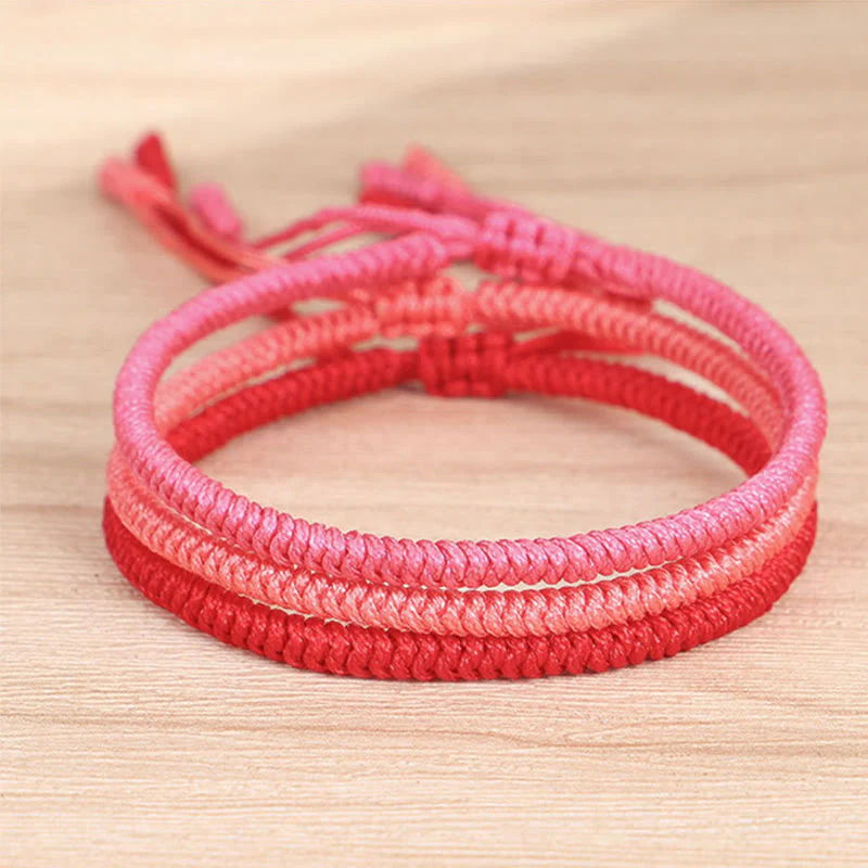 3Pcs Tibetan King Kong Knot Red String Protection Bracelet - Image 2