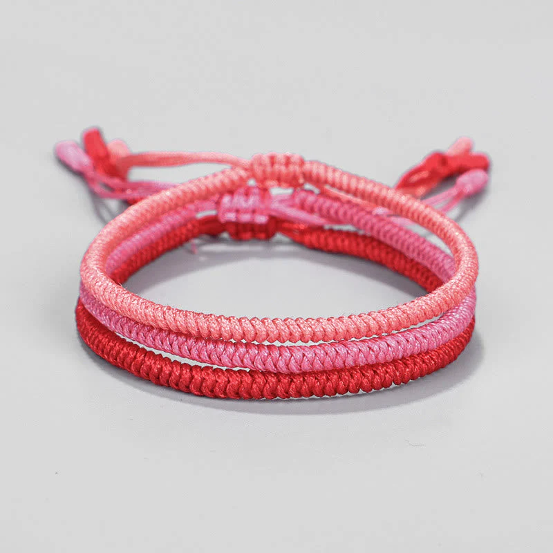 3Pcs Tibetan King Kong Knot Red String Protection Bracelet - Image 3