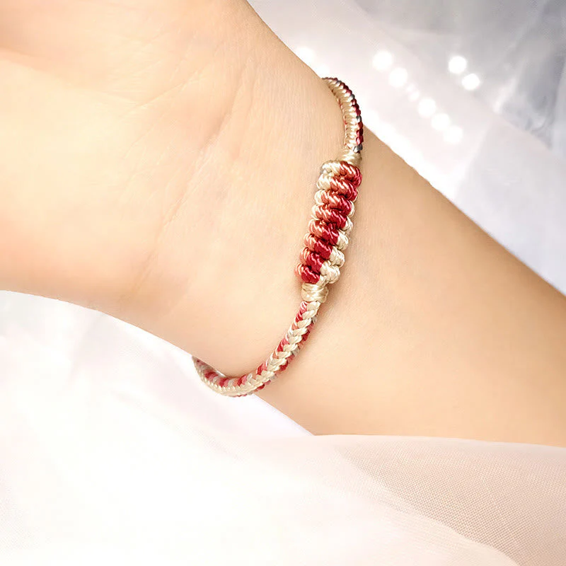 Handmade Tibetan Red String Protection Bracelet - Image 4