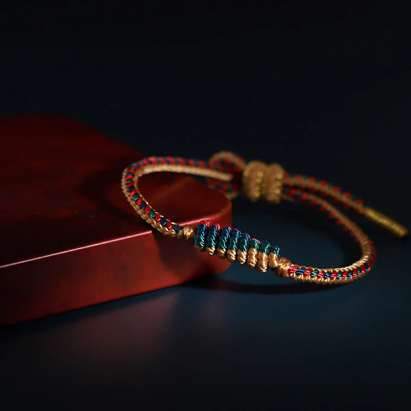 Handmade Tibetan Red String Protection Bracelet - Image 5