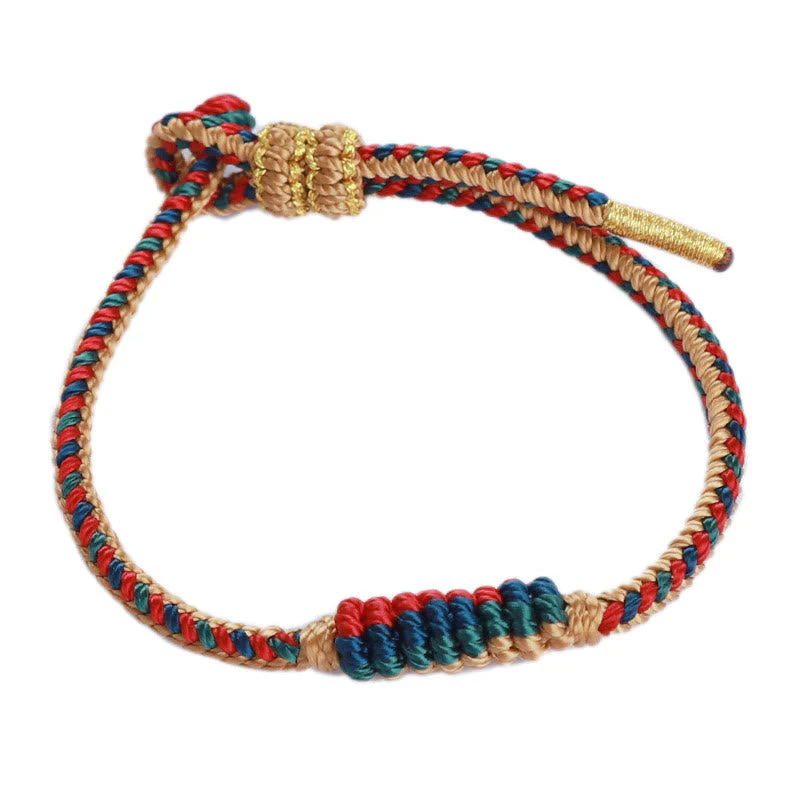 Handmade Tibetan Red String Protection Bracelet - Image 7