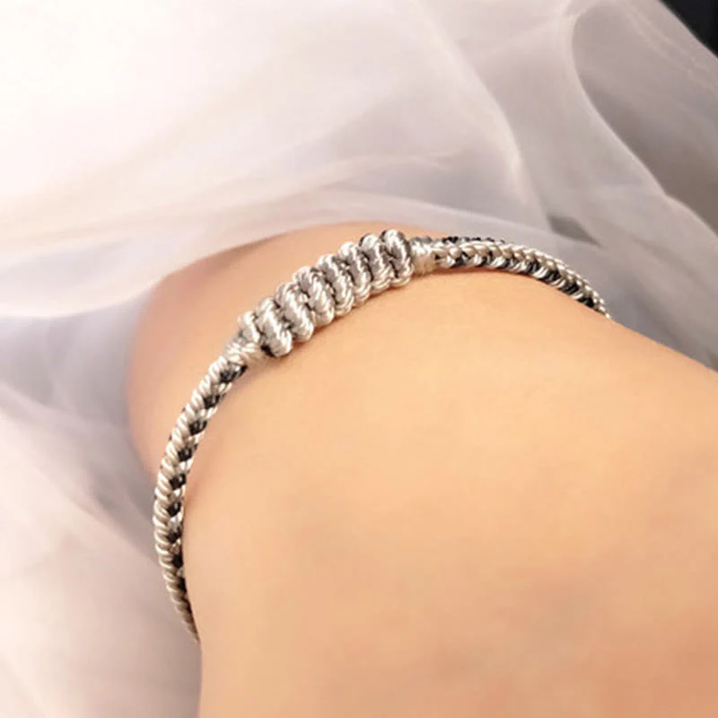 Handmade Tibetan Red String Protection Bracelet - Image 9