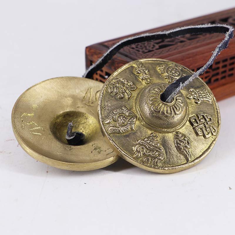 Copper Tibetan Tingsha Bell for Meditation | Healing Sounds - Image 4