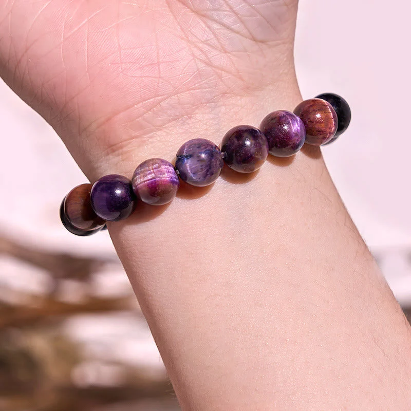 8mm Tiger Eye Protection Bracelet - Image 4