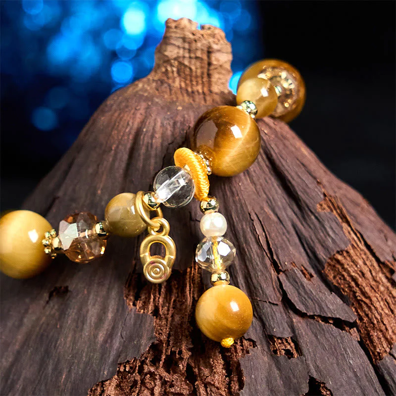 8mm Tiger Eye Bracelet for Strength and Courage - Image 3