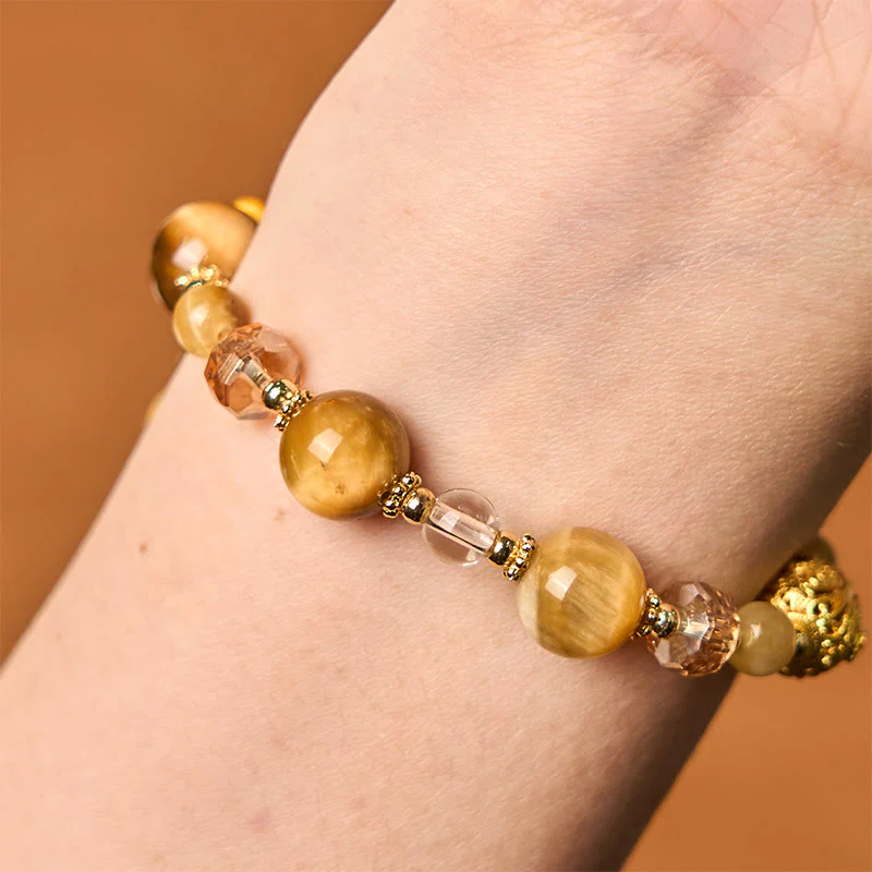 8mm Tiger Eye Bracelet for Strength and Courage - Image 6