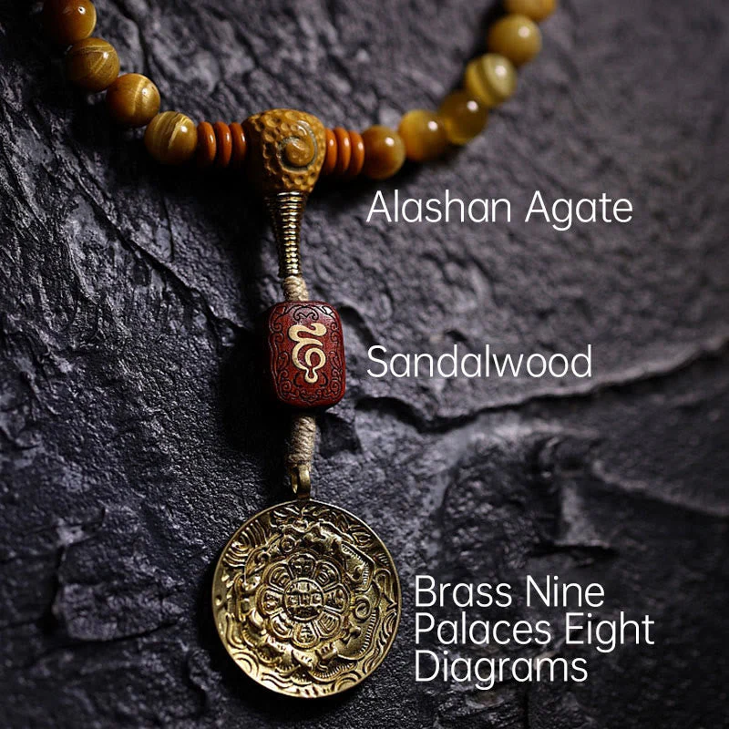108 Bead Tiger Eye Protection Mala Bracelet 6mm or 8mm - Image 11