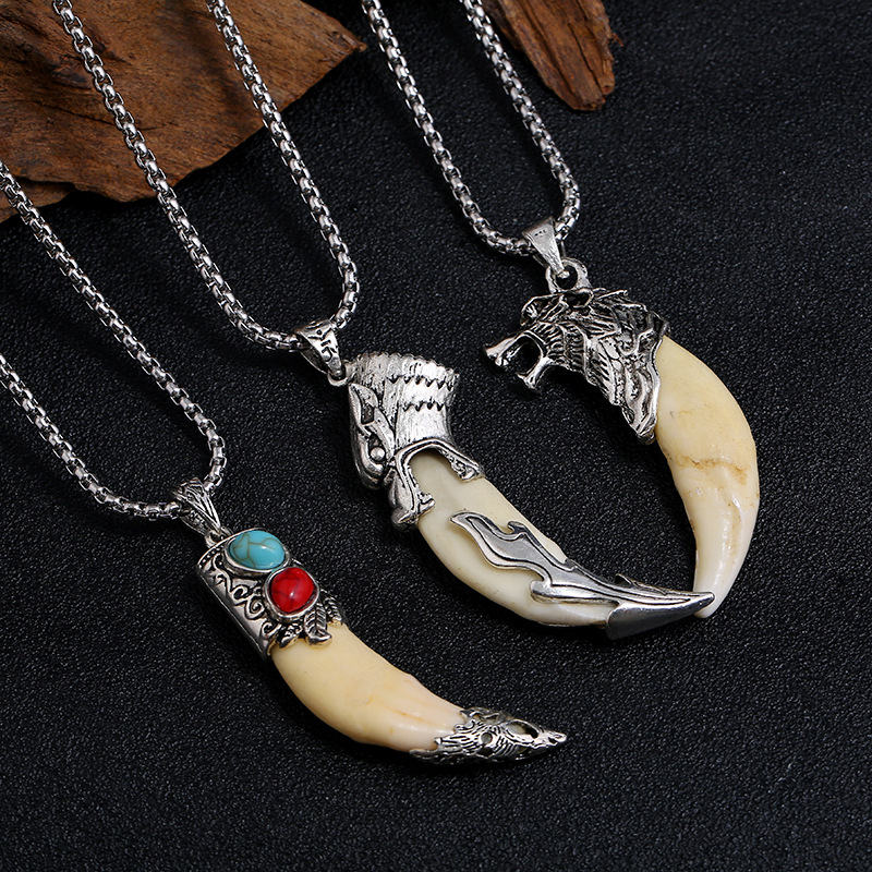 Titanium Steel Balance Necklace Pendant for Spiritual Protection - Image 3