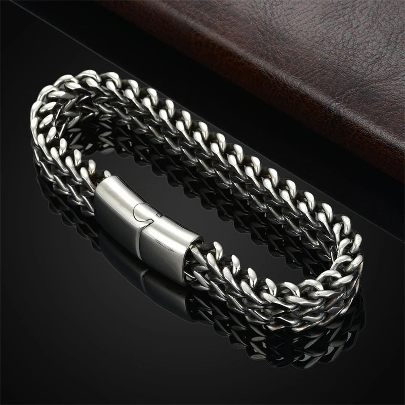Titanium Steel Magnetic Buckle Spiritual Balance Bracelet - Image 10