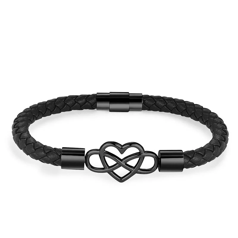 Titanium Steel Spiritual Bracelet with Magnetic Buckle for Strength - Image 6