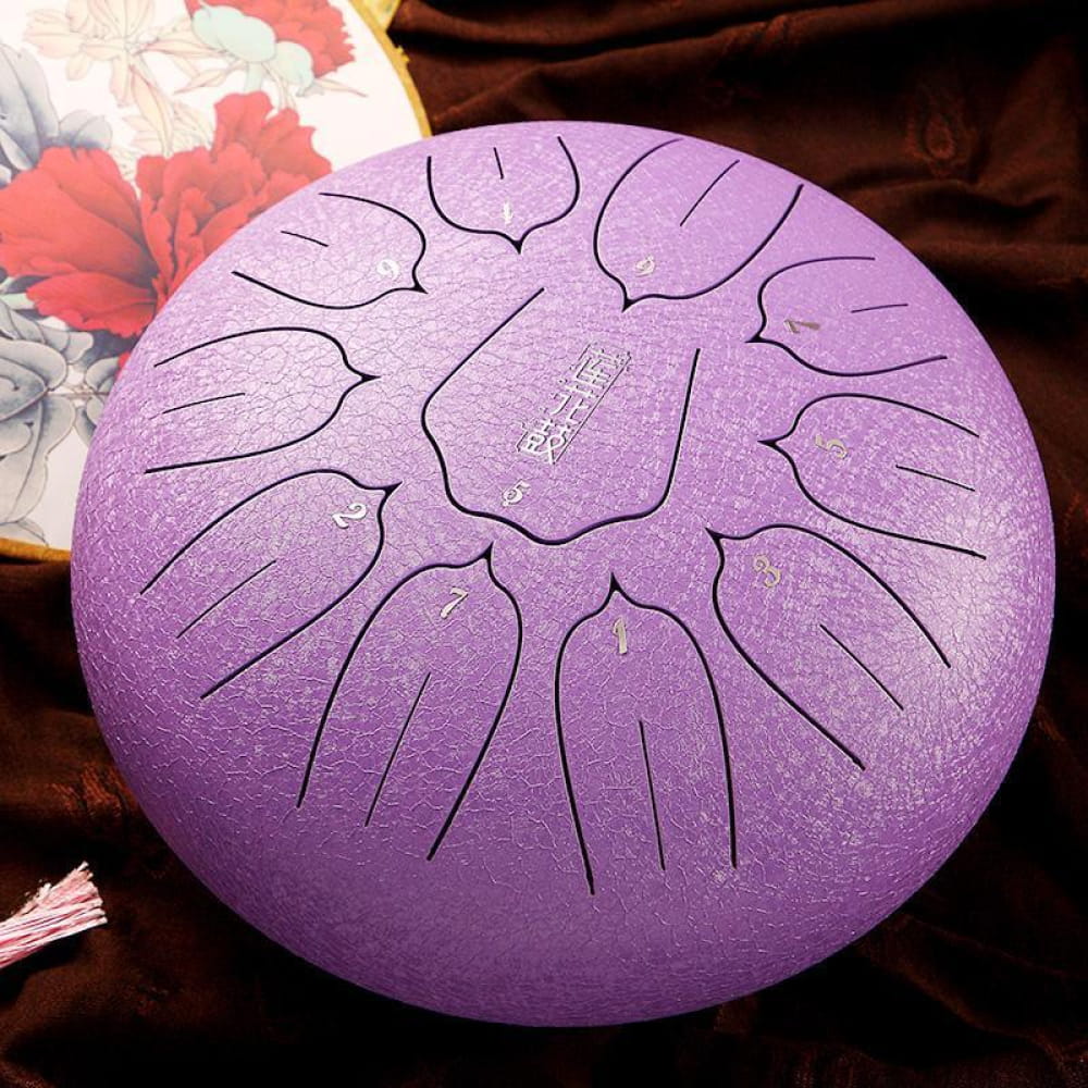 10'' Carbon Steel Tongue Drum, 11-Tone D Key - 18 Colors - Image 13