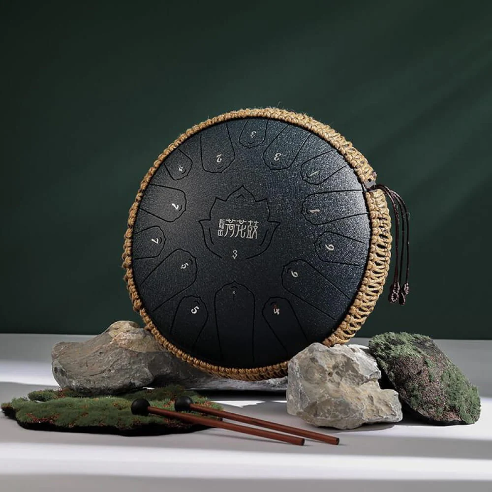 14-Inch 15-Note C Major Steel Tongue Drum - Image 10