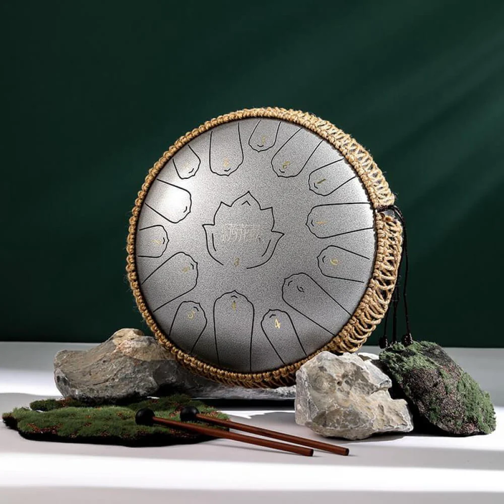 14-Inch 15-Note C Major Steel Tongue Drum - Image 11