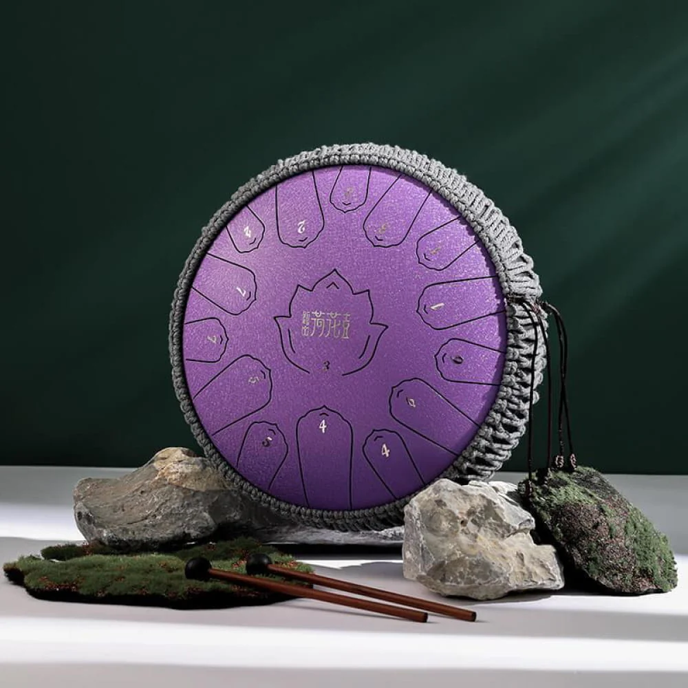 14-Inch 15-Note C Major Steel Tongue Drum - Image 12
