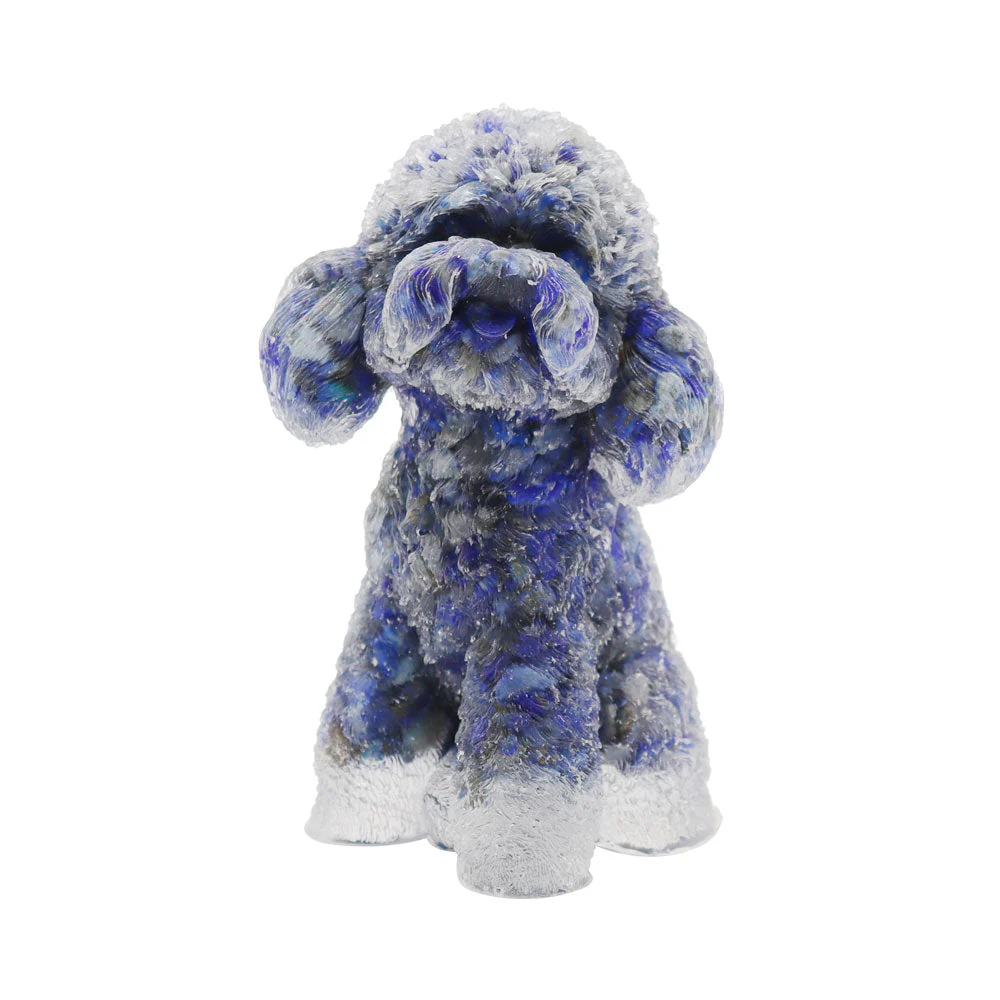 Toy Poodle Resin Decoration 2.04in Spiritual Figurine - Image 10