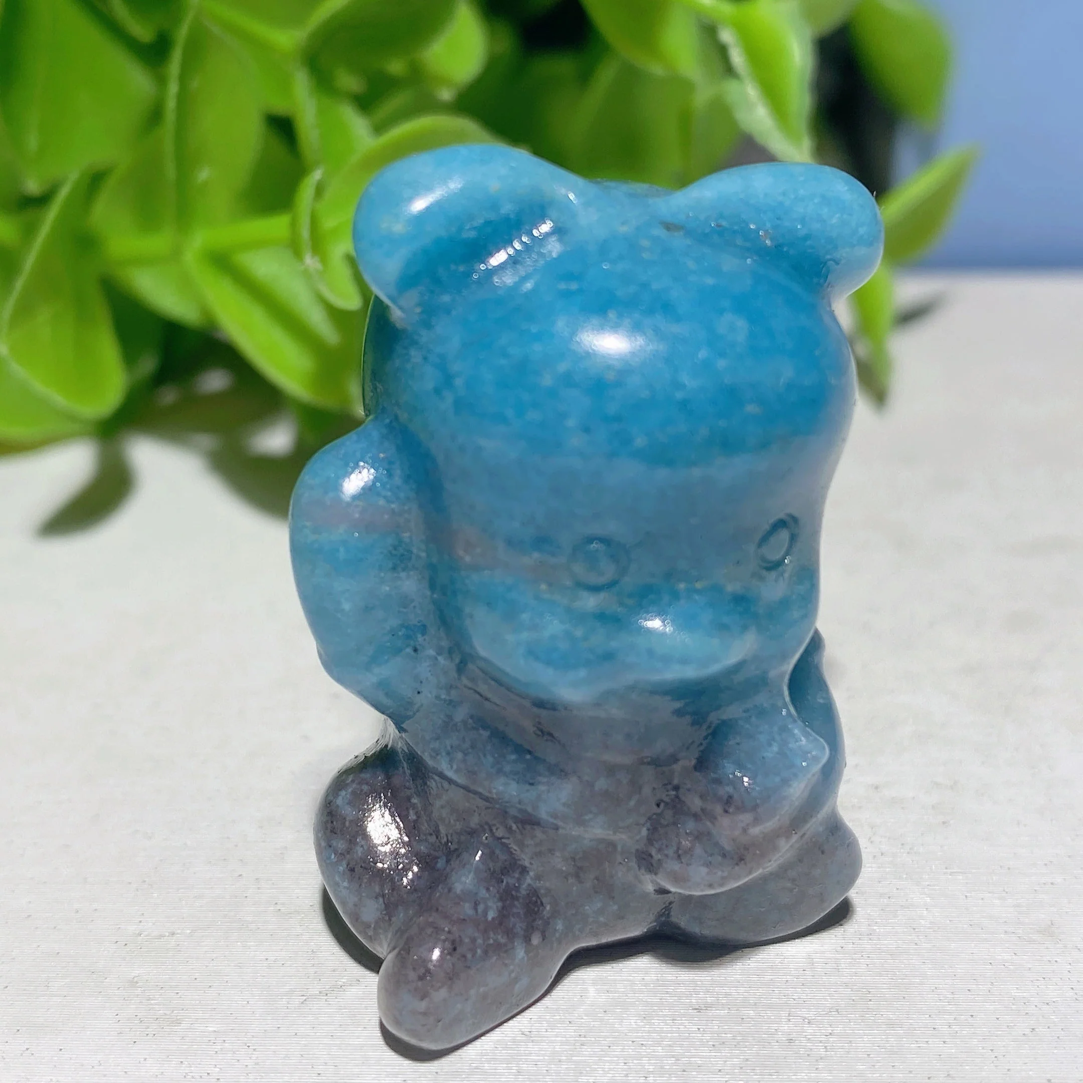 1.3-1.5 inch Trolleite Mini Crystal Animal Carvings - Image 4