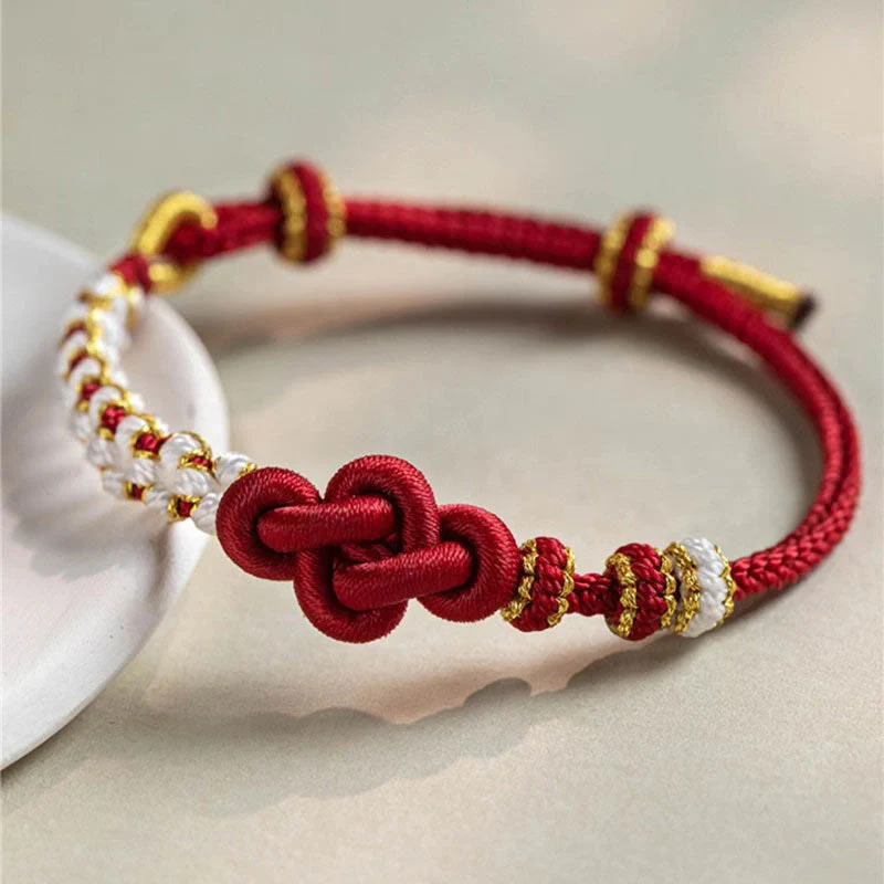 True Love Knot Red String Bracelet for Protection & Luck - Image 4