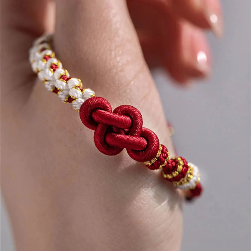 True Love Knot Red String Bracelet for Protection & Luck - Image 9