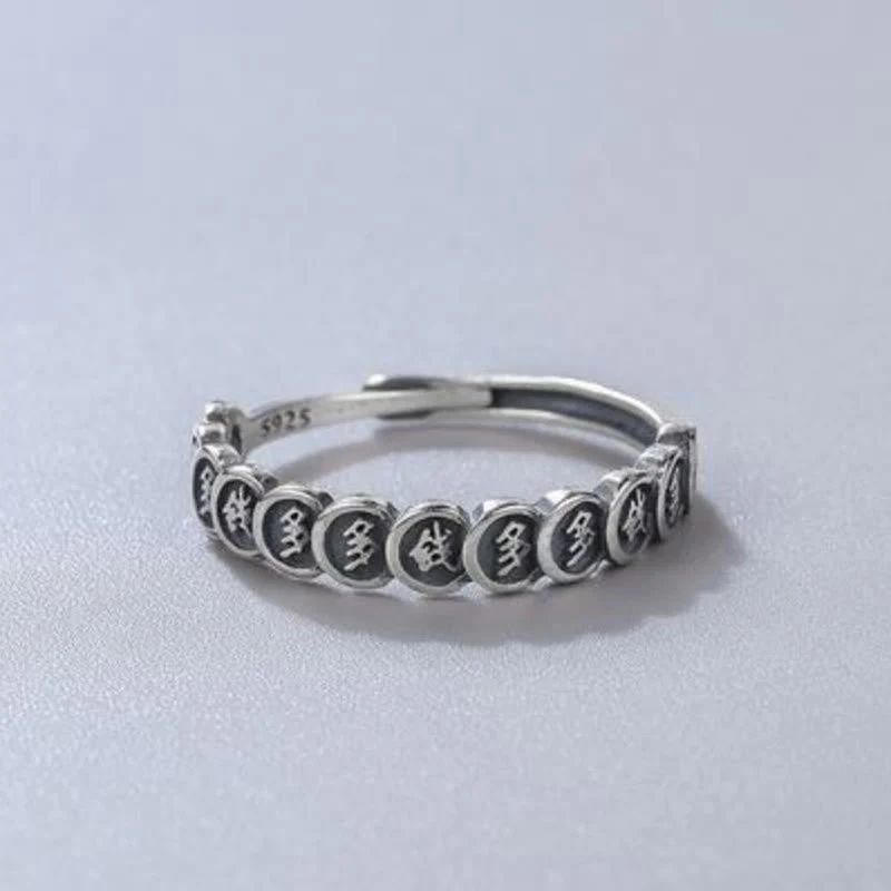 Vintage Copper Coin Luck Ring | Adjustable Spiritual Jewelry - Image 11