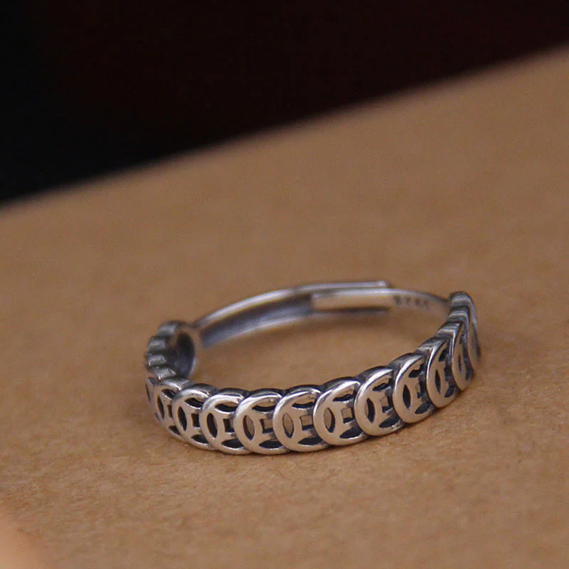 Vintage Copper Coin Luck Ring | Adjustable Spiritual Jewelry - Image 9