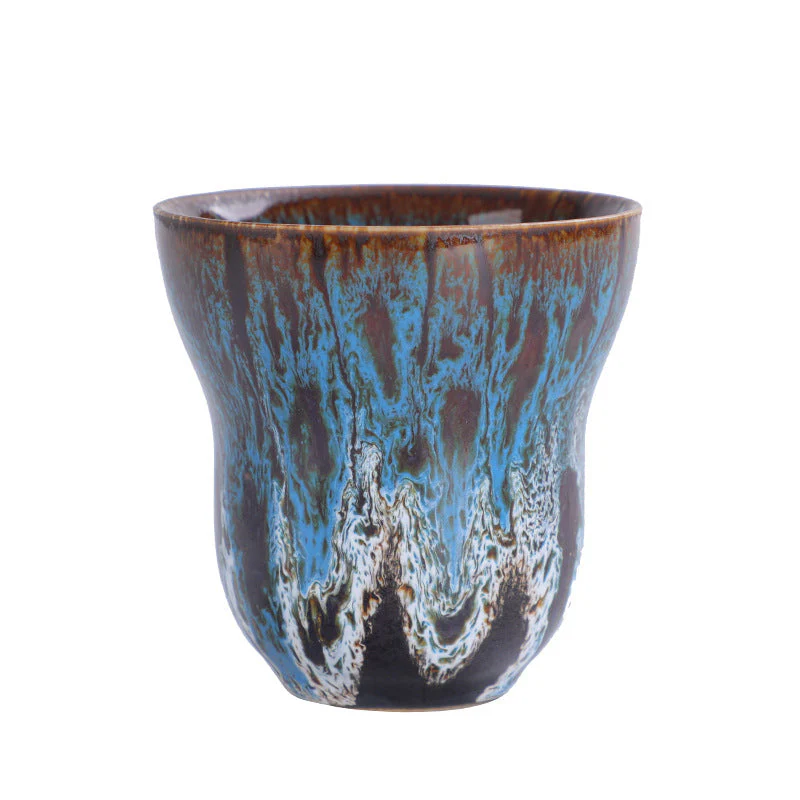 Vintage Kiln Change Ceramic Coffee Mug 150ml Zen Decor - Image 7