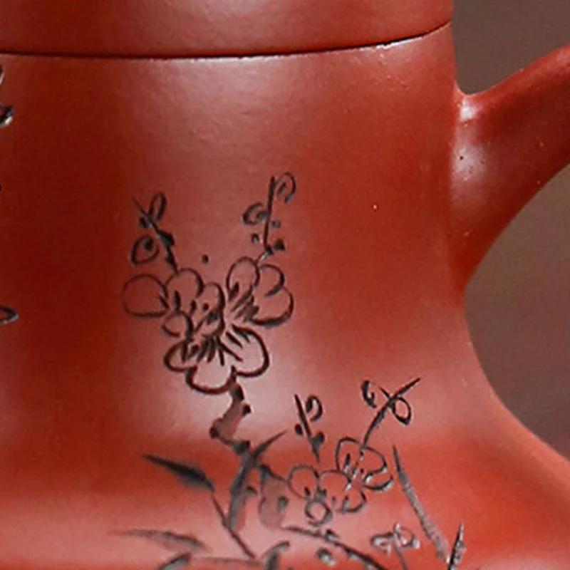 Vintage Purple Clay Kung Fu Teapot 130ml Zen Decor - Image 6