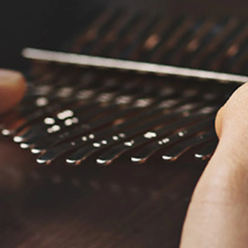 21 Key Walnut Kalimba Thumb Piano for Meditation - Image 8