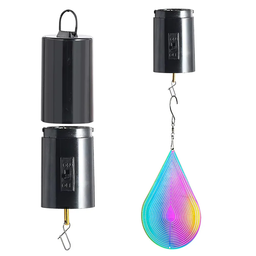 Battery-Powered Kinetic Wind Spinner Motor for Garden Decor - Image 2