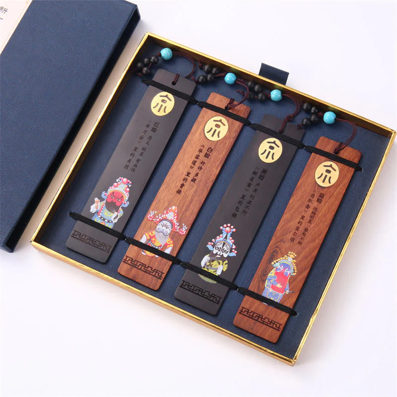 Wooden Four Seasons Bookmarks Set | Zen Decor Gift - Image 23