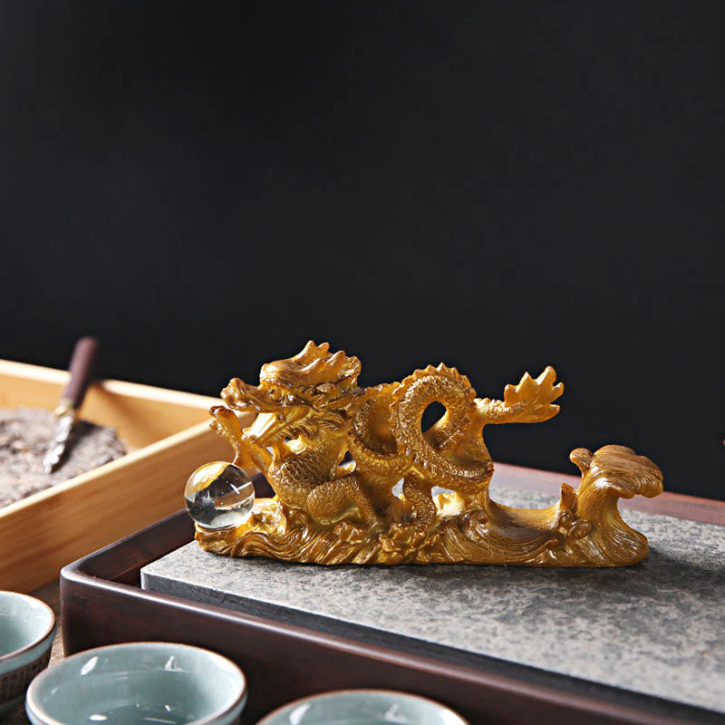 Year of the Dragon Resin Figurine | Spiritual Luck Statue - Image 13