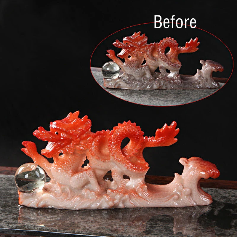 Year of the Dragon Resin Figurine | Spiritual Luck Statue - Image 16