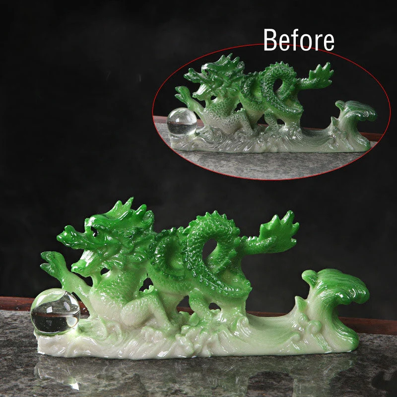 Year of the Dragon Resin Figurine | Spiritual Luck Statue - Image 18