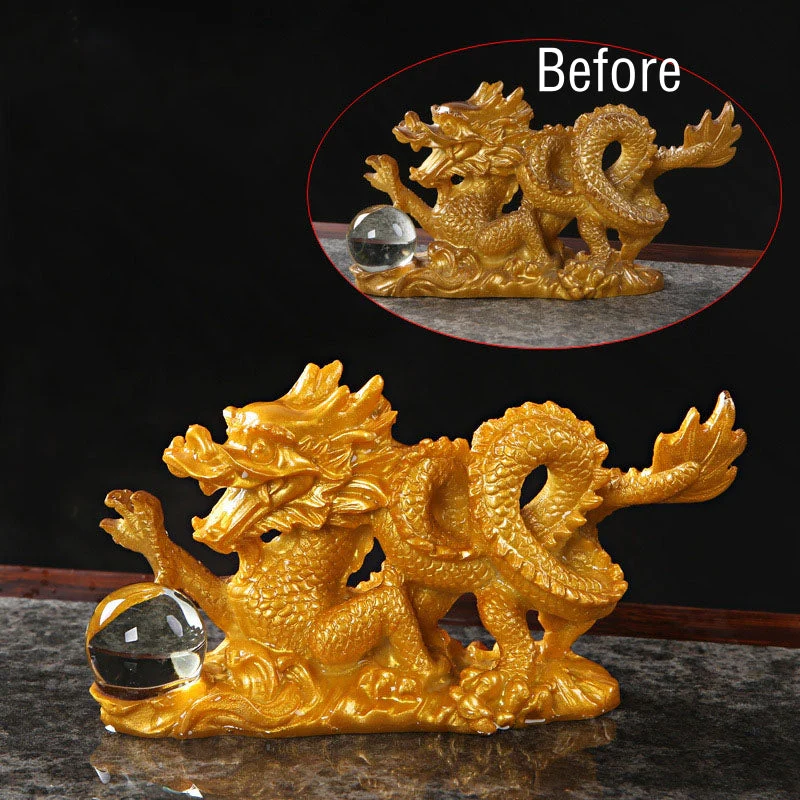 Year of the Dragon Resin Figurine | Spiritual Luck Statue - Image 20