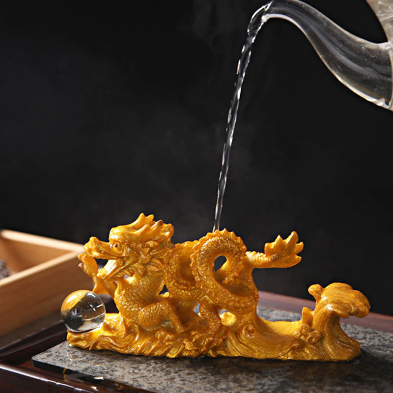 Year of the Dragon Resin Figurine | Spiritual Luck Statue - Image 8