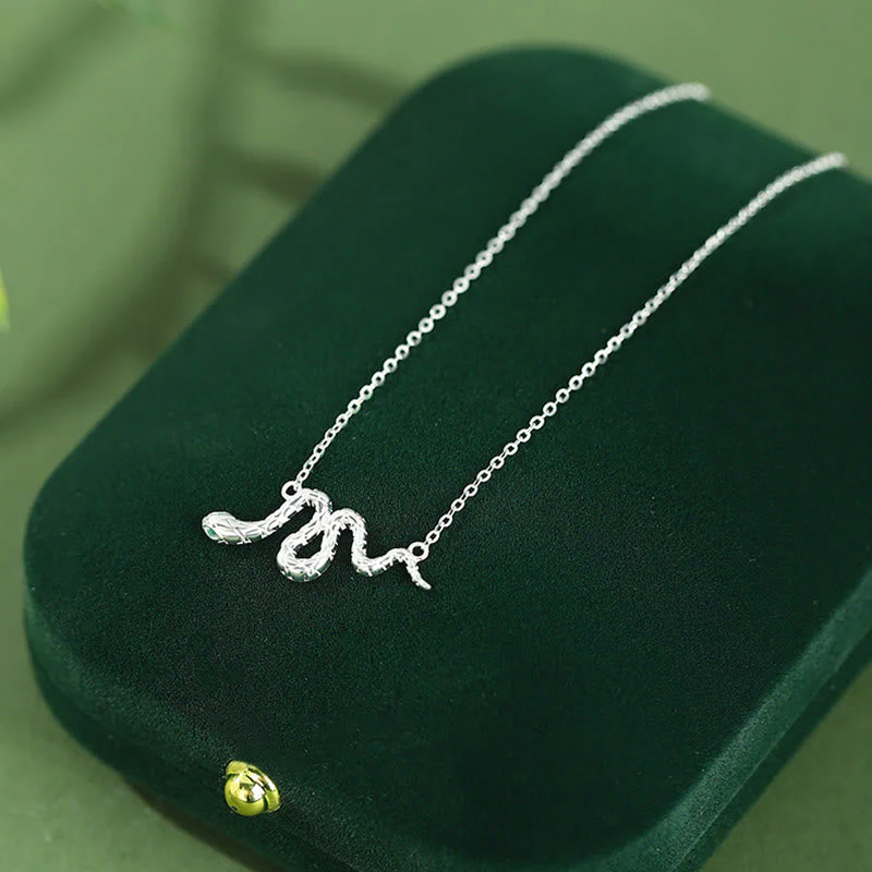 925 Sterling Silver Year of the Snake Jewelry Set for Calm & Balance - Image 2