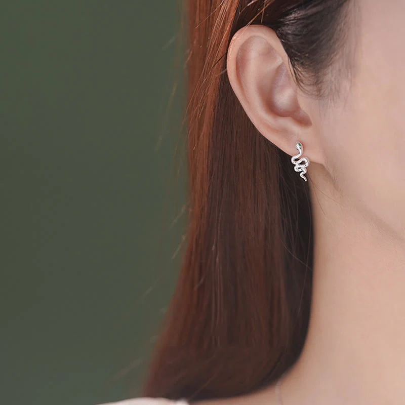 925 Sterling Silver Year of the Snake Jewelry Set for Calm & Balance - Image 9