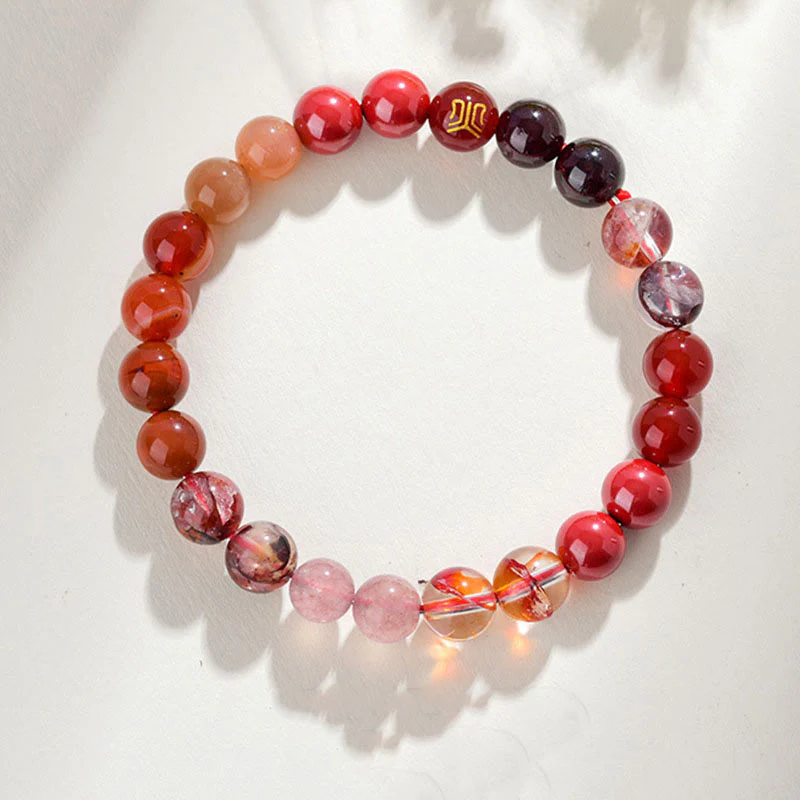 8mm Five Elements Yellow Agate Bracelet for Balance & Prosperity - Image 16