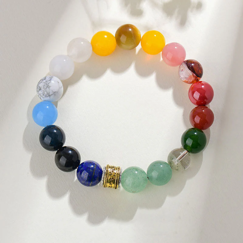 8mm Five Elements Yellow Agate Bracelet for Balance & Prosperity - Image 20