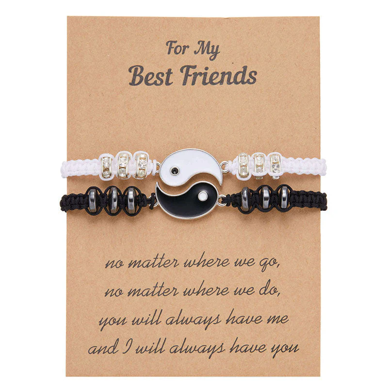 Unisex Yin Yang Hematite Couple Bracelets for Balance & Focus - Image 23