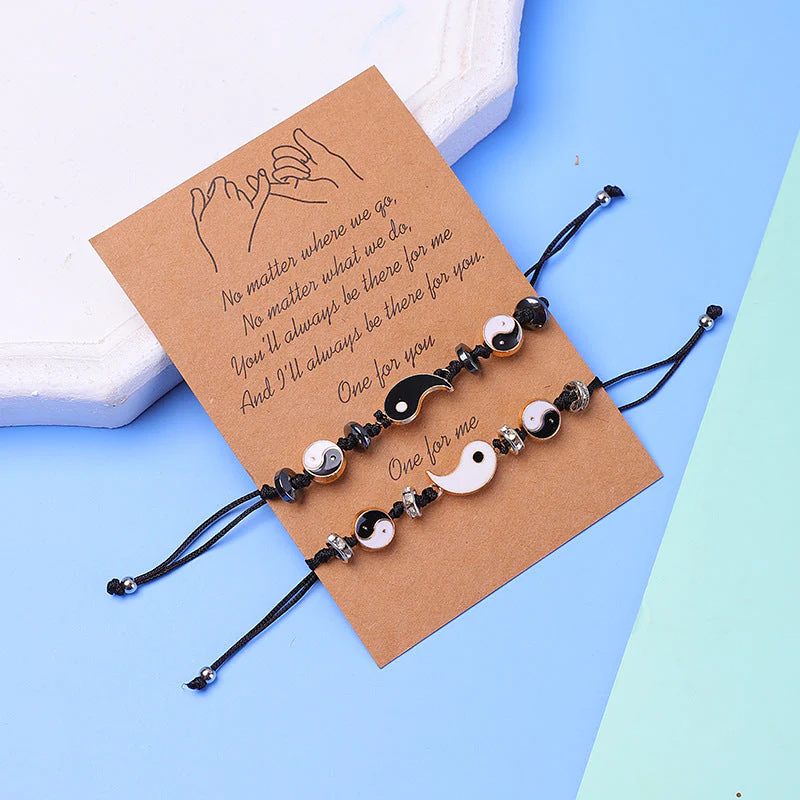 Unisex Yin Yang Hematite Couple Bracelets for Balance & Focus - Image 27