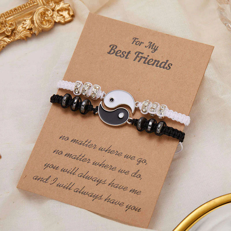 Unisex Yin Yang Hematite Couple Bracelets for Balance & Focus - Image 7