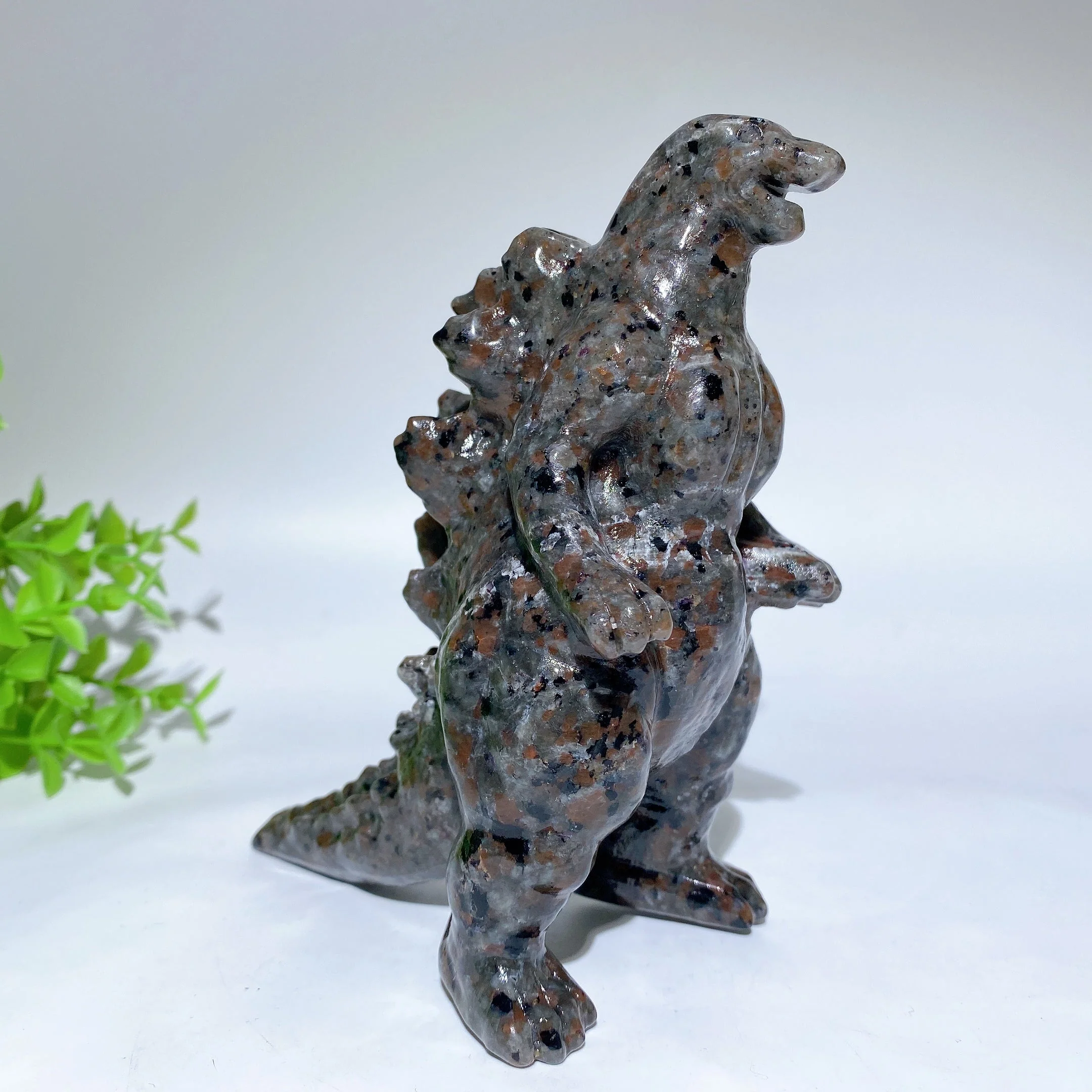 UV Reactive Yooperlite Godzilla Crystal Dragon Figurines 2.4-5.8 inch - Image 4